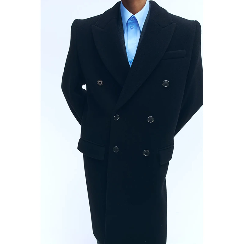 WARDROBE.NYC H&M Double-Breasted Wool Coat - Image 5
