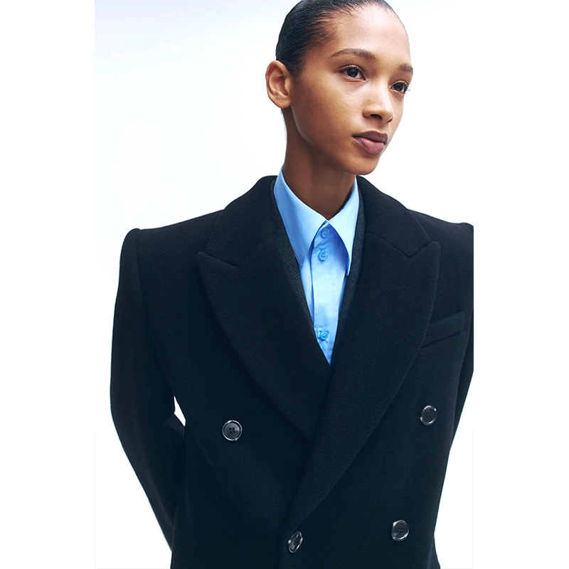 WARDROBE.NYC H&M Double-Breasted Wool Coat - Image 4