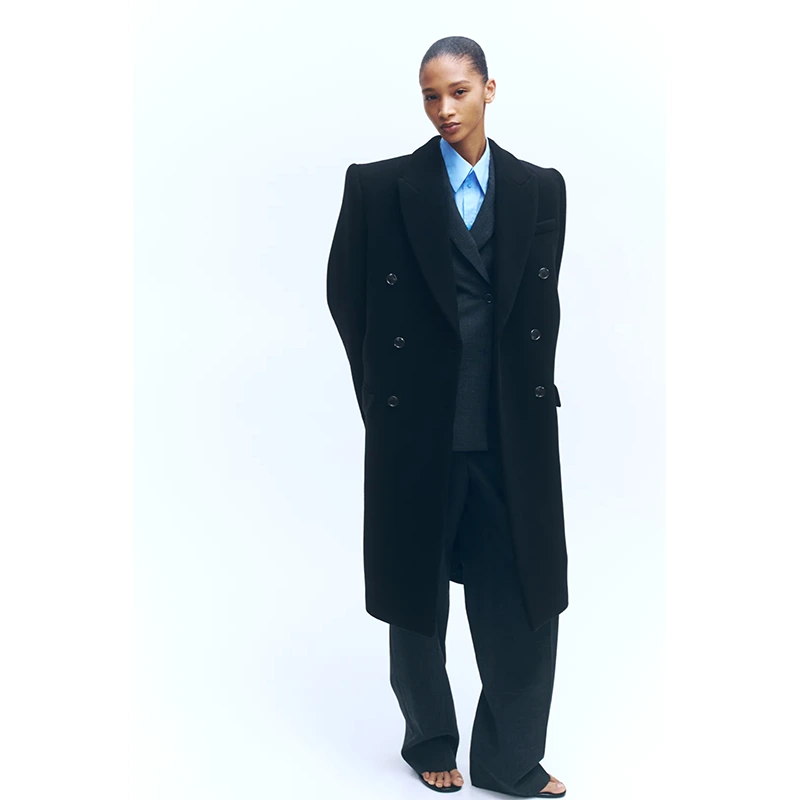 WARDROBE.NYC H&M Double-Breasted Wool Coat - Image 6