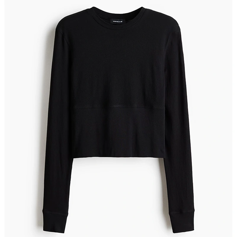 WARDROBE.NYC H&M Long-Sleeved Cotton Top