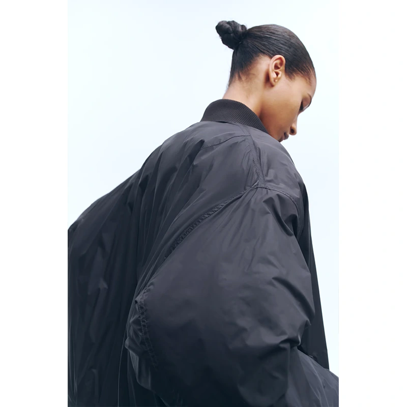 WARDROBE.NYC H&M Oversized Down Bomber Jacket - Image 8