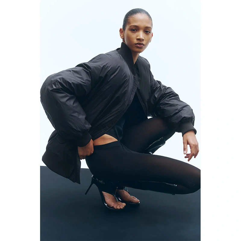 WARDROBE.NYC H&M Oversized Down Bomber Jacket - Image 7
