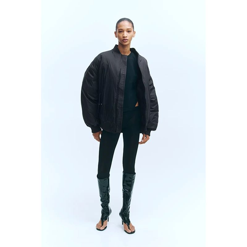 WARDROBE.NYC H&M Oversized Down Bomber Jacket - Image 5