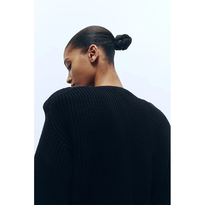 WARDROBE.NYC H&M Shoulder-Pad Wool Cardigan - Image 5