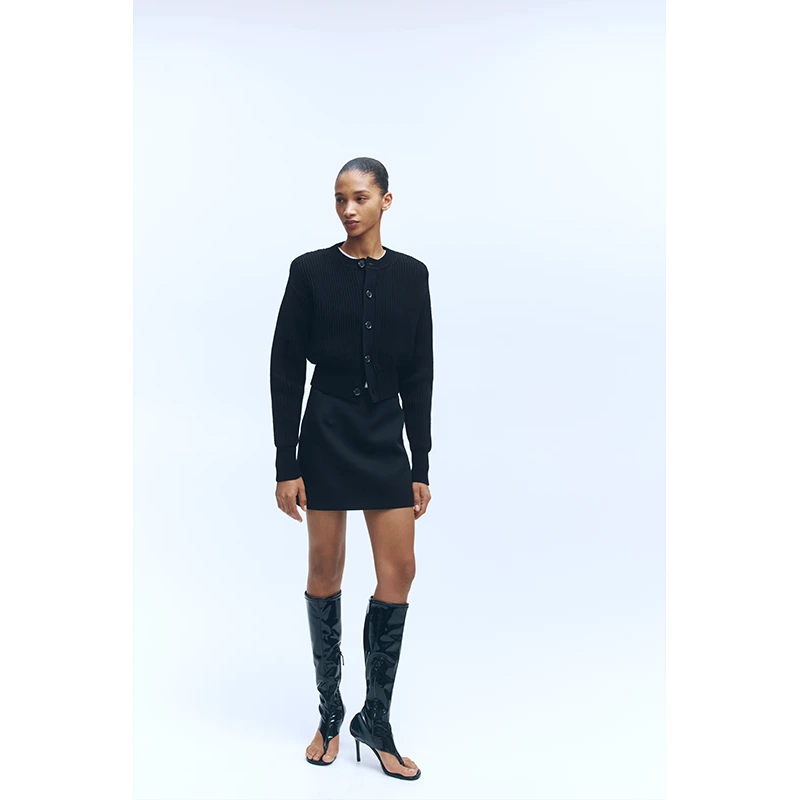 WARDROBE.NYC H&M Shoulder-Pad Wool Cardigan - Image 6