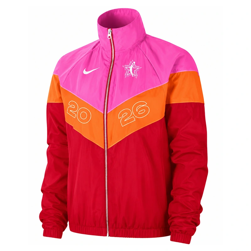 WNBA All-Star Game 2026 Nike Red Windrunner Jacket