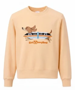 Walt Disney World Dachshund Monorail Weenie Dog Sweatshirt