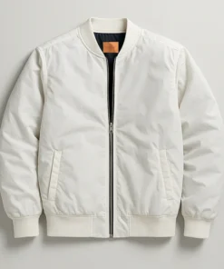 White Bomber Jacket