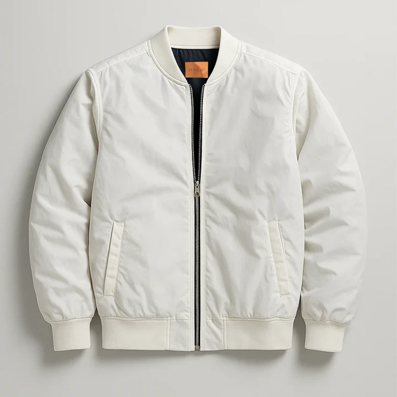 White Bomber Jacket