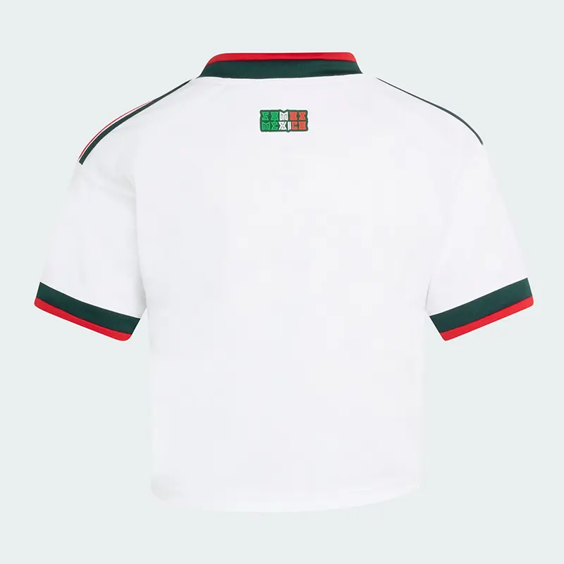 Womens Adidas Mexico 2026 Away Cropped Jersey - Image 2