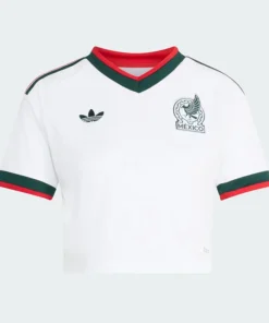 Womens Adidas Mexico 2026 Away Cropped Jersey