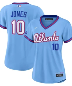 Womens Atlanta Braves Chipper Jones Nike Jersey