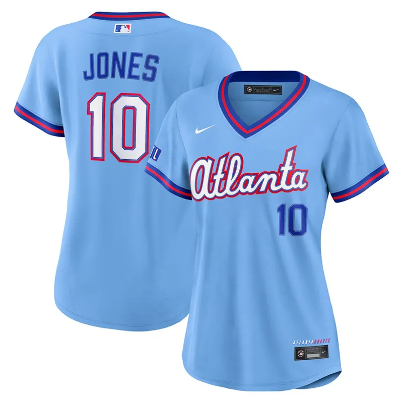 Womens Atlanta Braves Chipper Jones Nike Jersey