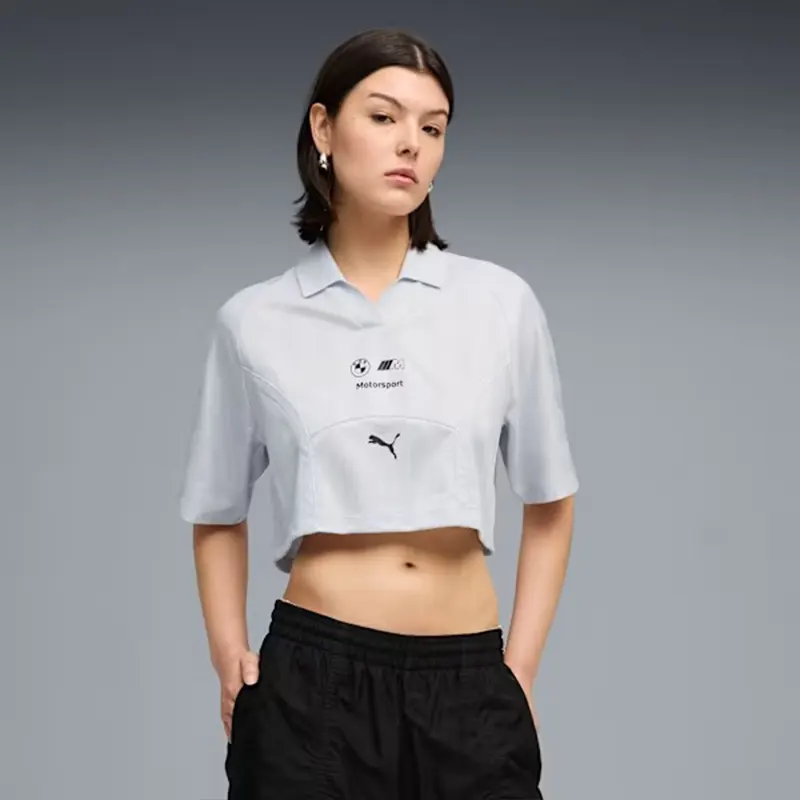 Womens BMW M Motorsport Cropped Polo - Image 2