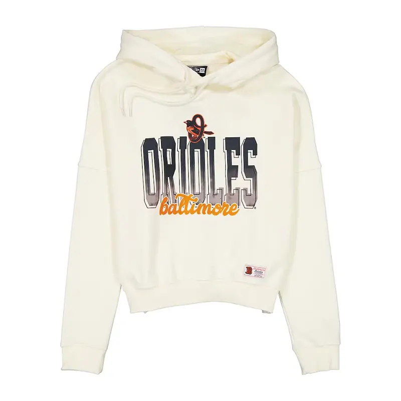 Women's Baltimore Orioles New Era Cream 2026 City Connect Hoodie