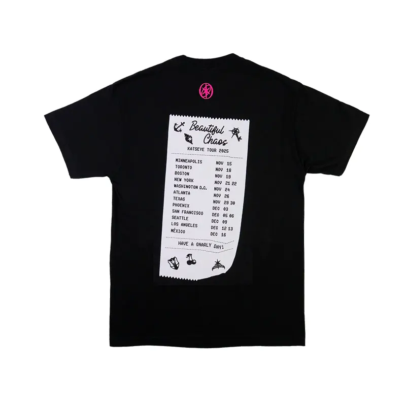Katseye Womens Beautiful Chaos Routing T-Shirt - Image 2