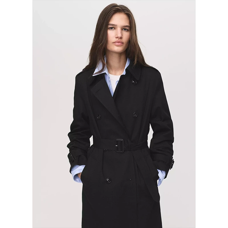 Women's Classic Trench Coat - Image 5