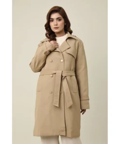 Women's Double Breasted Trench Coat