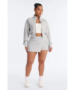 Women's Fashion Nova Bella Scuba Zip Up Jacket