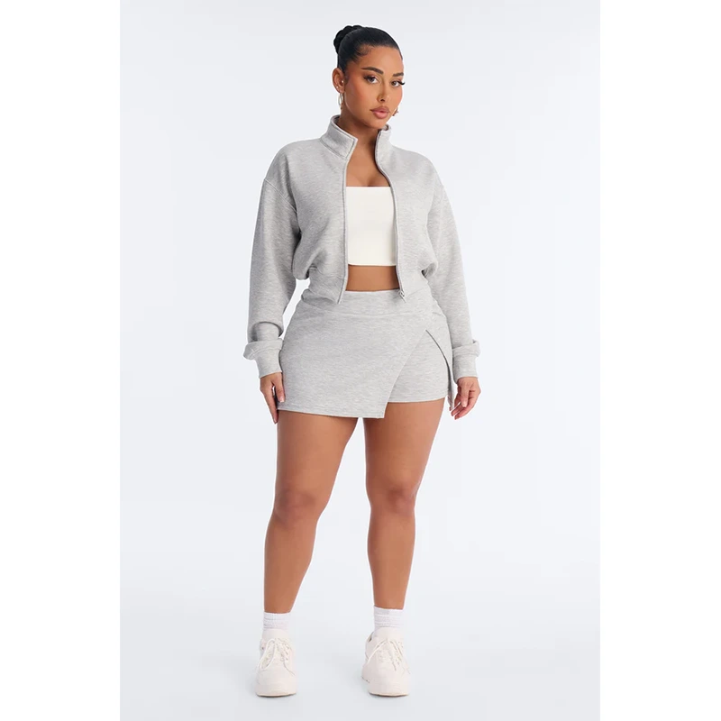 Women's Fashion Nova Bella Scuba Zip Up Jacket