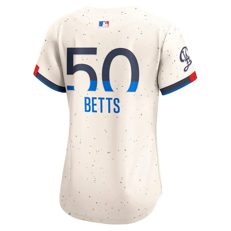 Womens Los Angeles Dodgers Mookie Betts Nike Jersey - Image 3