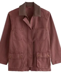 Women's Mid-Length Denim Barn Jacket
