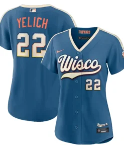 Womens Milwaukee Brewers Christian Yelich Nike Jersey
