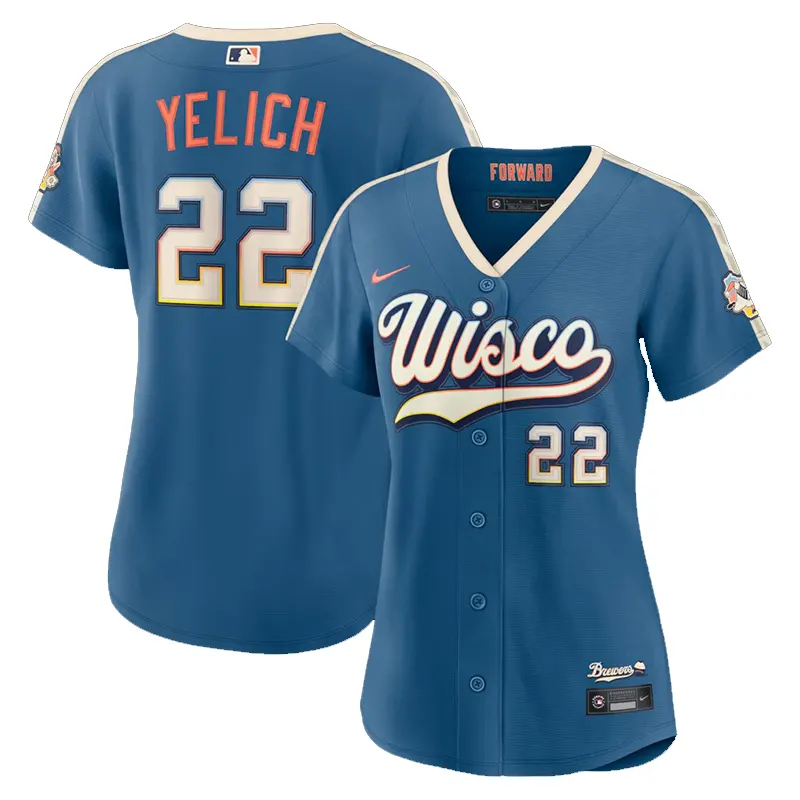 Womens Milwaukee Brewers Christian Yelich Nike Jersey