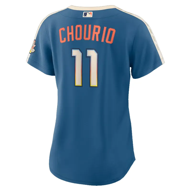 Womens Milwaukee Brewers Jackson Chourio Nike Jersey - Image 3