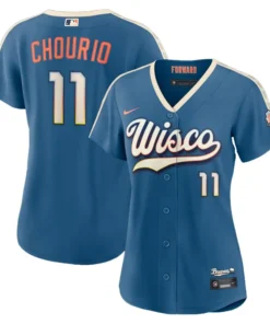 Womens Milwaukee Brewers Jackson Chourio Nike Jersey