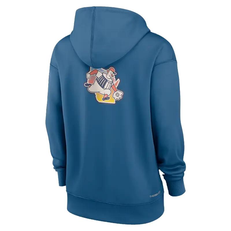 Womens Milwaukee Brewers Nike Blue Authentic Collection City Connect Therma Hoodie - Image 3