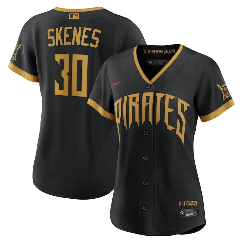 Womens Pittsburgh Pirates Paul Skenes Nike Black Jersey