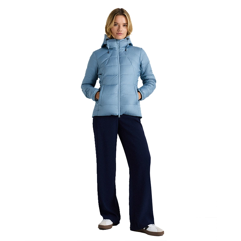 Women's Quince Lightweight Down Packable Puffer Hooded Jacket - Image 2