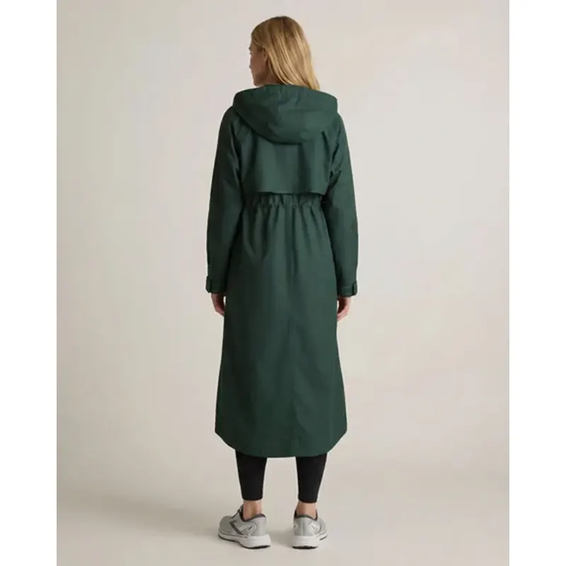 Womens Quince Weather Proof Rain Trench Coat - Image 2