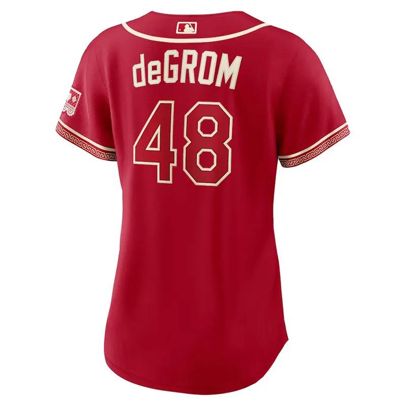 Womens Texas Rangers Jacob deGrom Nike Jersey - Image 3