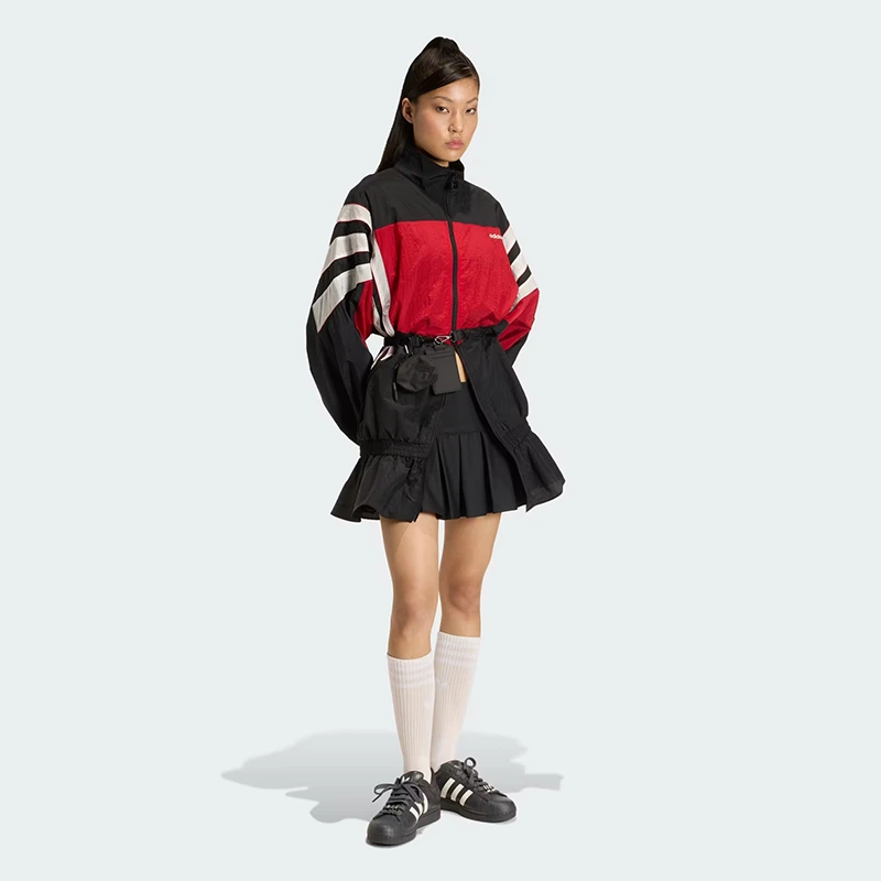 Womens adidas Santiago Woven Jacket - Image 9