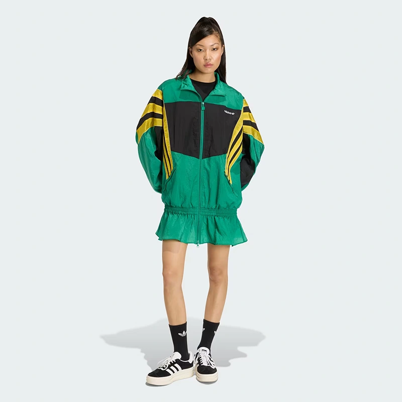 Womens adidas Santiago Woven Jacket - Image 4
