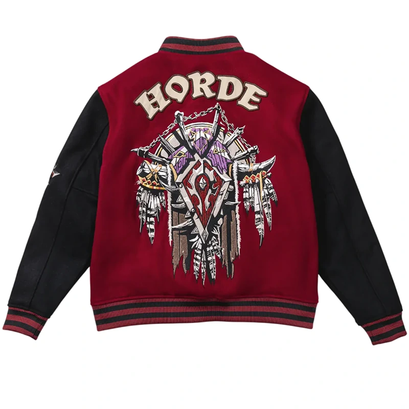 World Of Warcraft Horde Varsity Jacket - Image 2