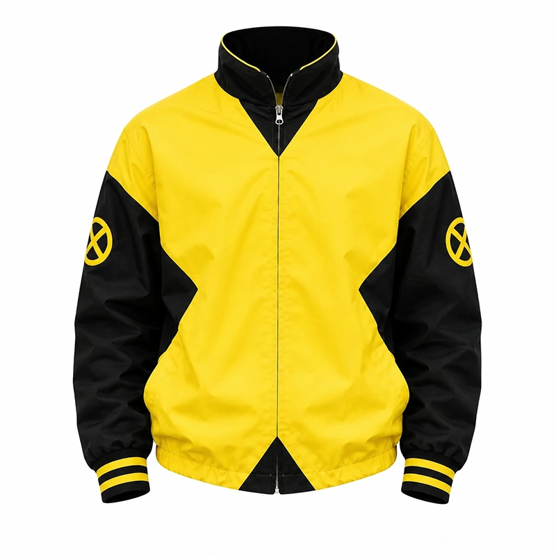 X-Men 97 Costume Color-Block Bomber Jacket