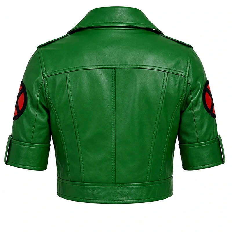 X-Men ’97 S01 Rogue Green Cropped Costume Jacket - Image 2