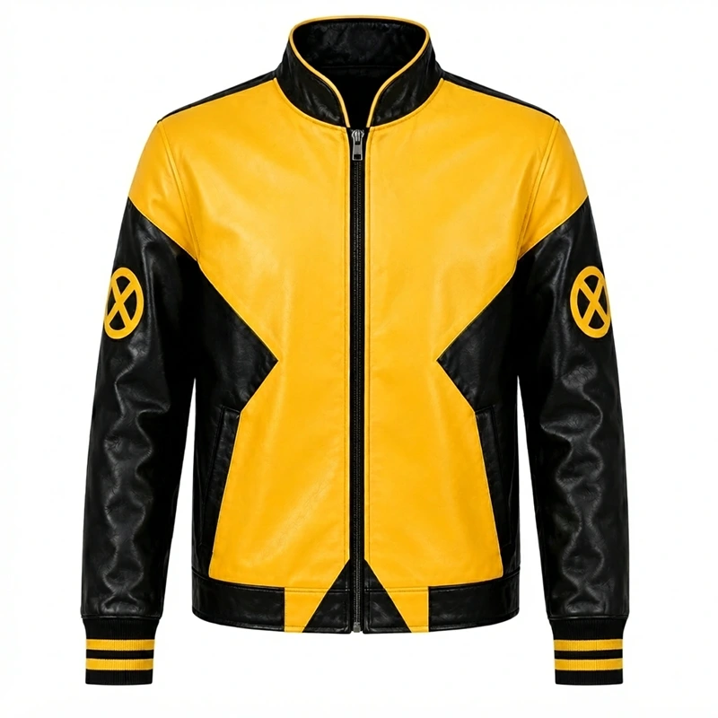X Men Mutant Leather Cosplay Jacket