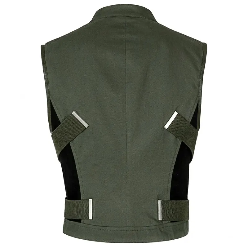 Yelena Belova Green Cotton Vest - Image 2