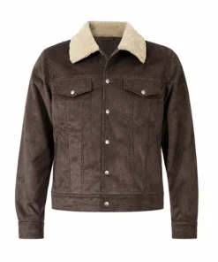 Yellowstone John Dutton Brown Corduroy Jacket