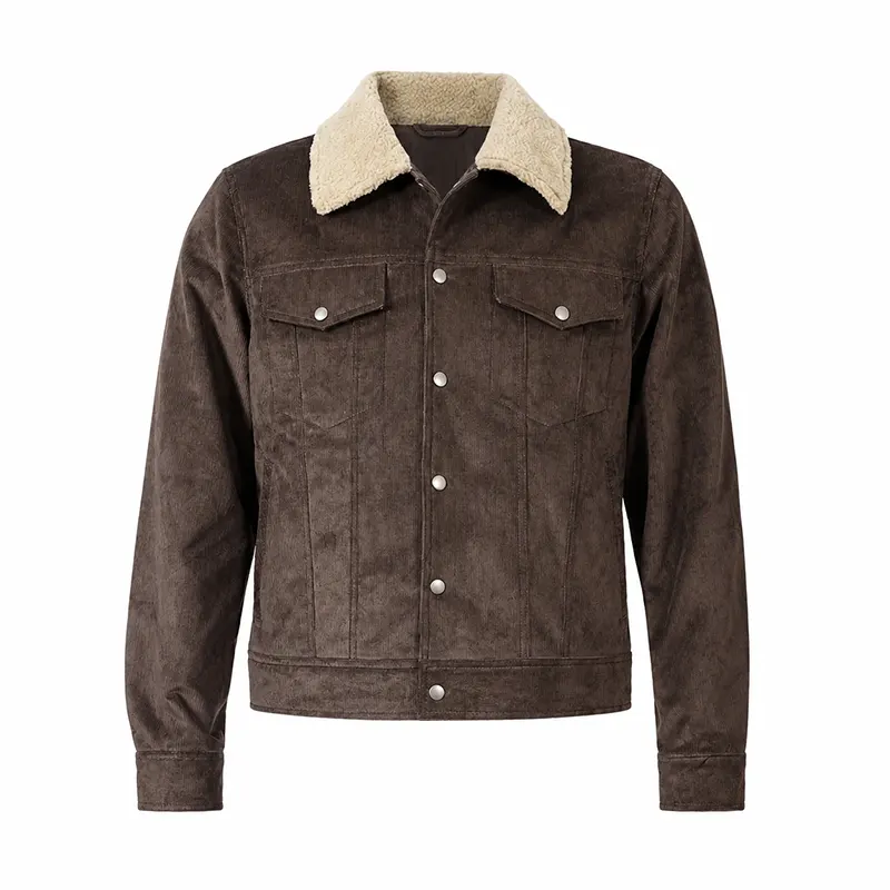 Yellowstone John Dutton Brown Corduroy Jacket