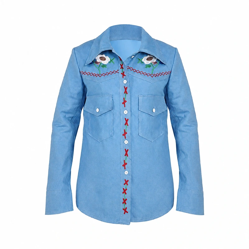 Yellowstone S05 Kelsey Asbille Floral Shirt