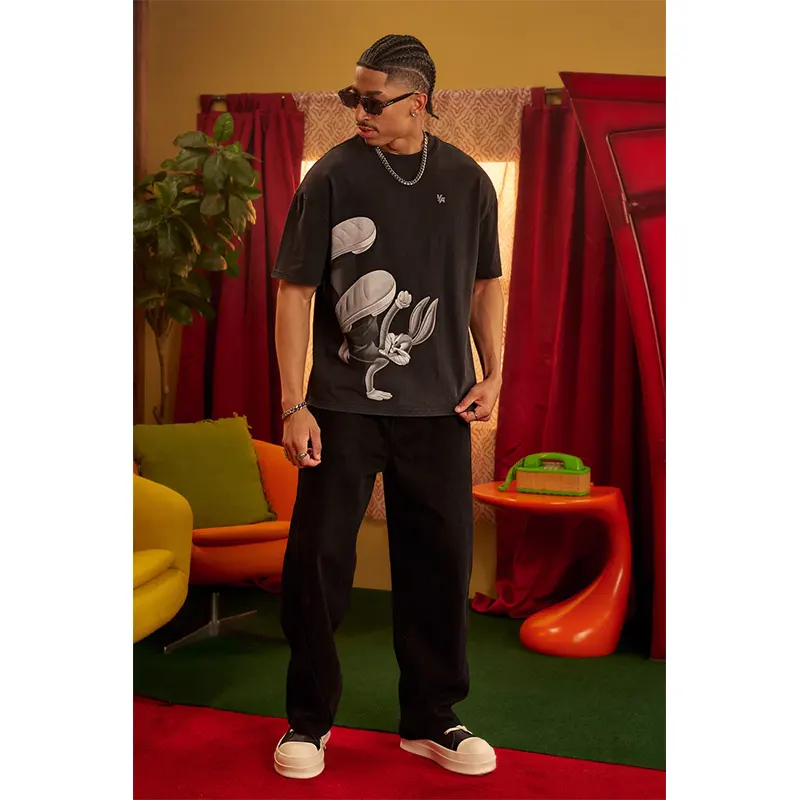 YoungLA x Looney Tunes Bugs Breakdance Vintage Tee - Image 3