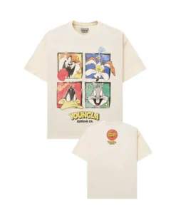YoungLA x Looney Tunes Character Collage Vintage Tee
