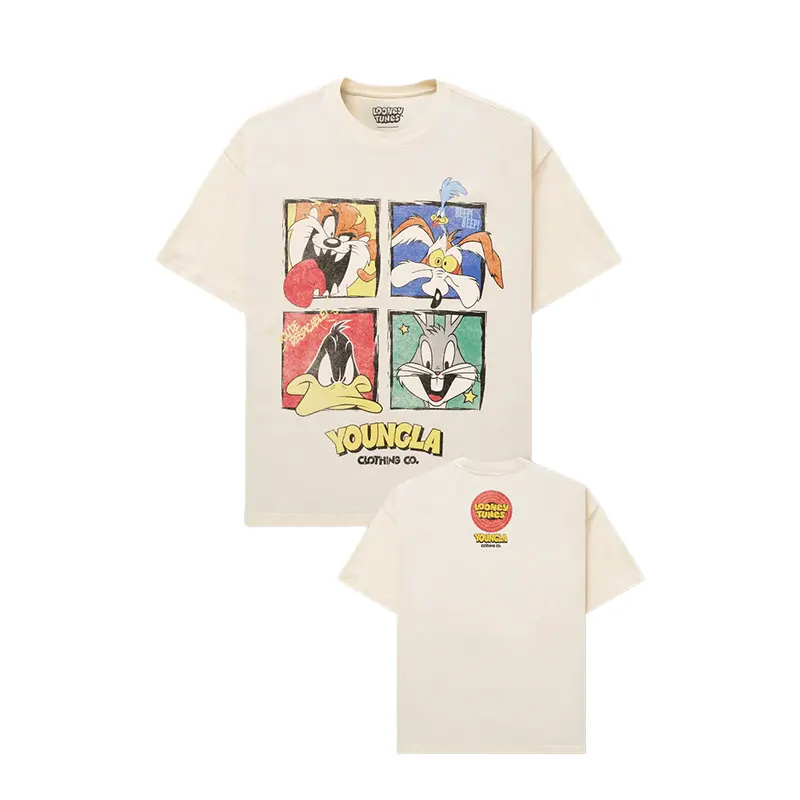 YoungLA x Looney Tunes Character Collage Vintage Tee