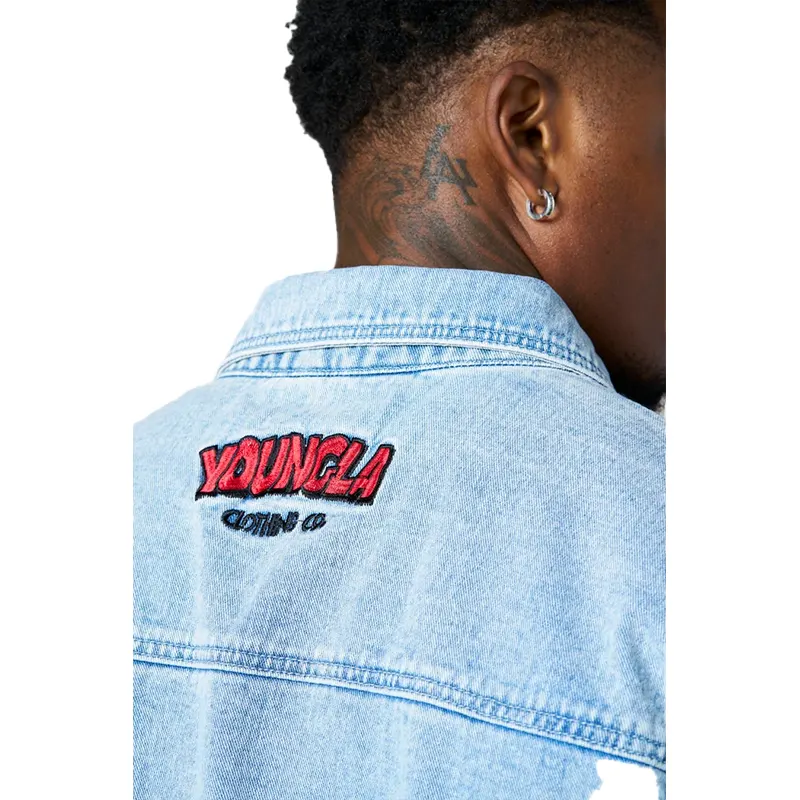 YoungLA x Looney Tunes Denim Shirt - Image 3