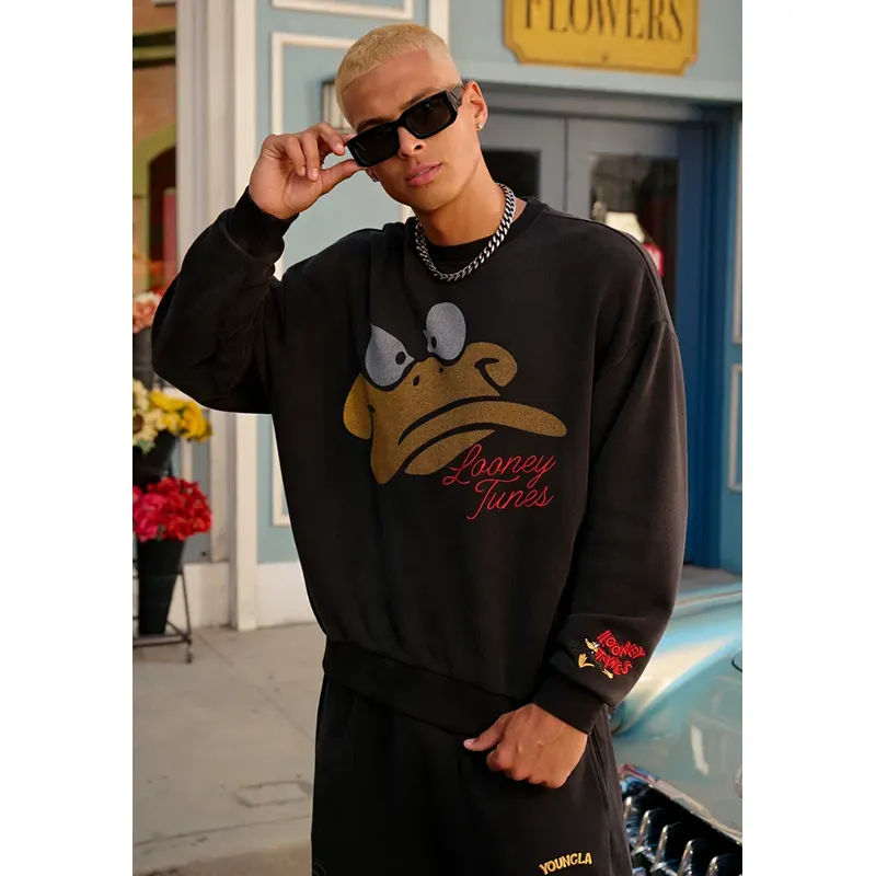 YoungLA x Looney Tunes Face Daffy Crewneck - Image 2